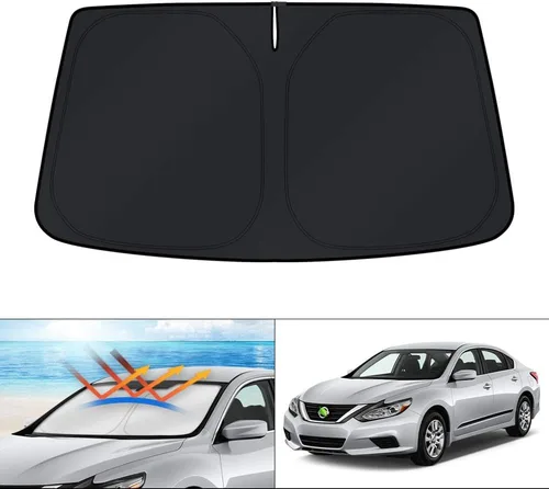 Vista 202 de KUST Parasol para parabrisas para BMW X1 F48 2016, 2017, 2018, 2019, 2020, 2021, 2022, accesorios de ajuste personalizado, parasol plegable