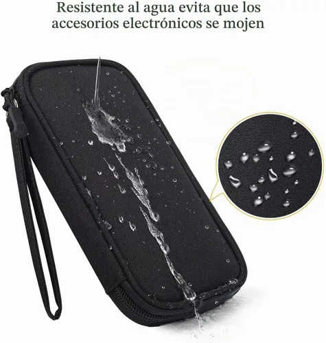 Vista 3 de Bolsa de Accesorios Electrónicos / Estuche Organizador Electrónico, Bolsa de Almacenamiento de Accesorios Electrónicos Pequeños Duradera para Varios