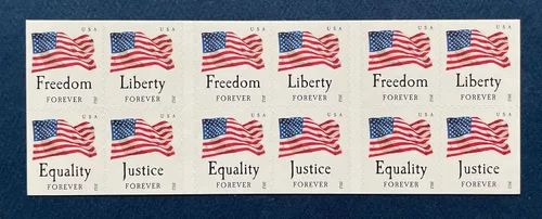 Vista 2 de Libro de 20 sellos Forever de USPS