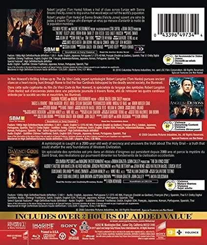 Vista 2 de Robert Langdon Collection Inferno The DaVinci Code Angels Demons