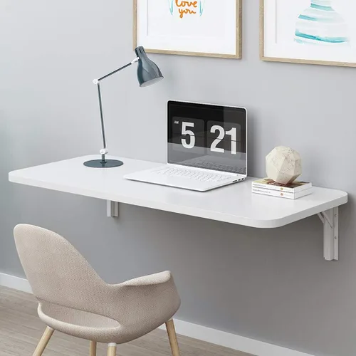 Vista 6 de Mesa de pared multifuncional/plegable/que ahorra espacio, escritorio de computadora para oficina en casa, mesa de comedor de cocina, mesa