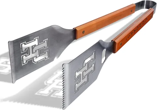 Vista 66 de YouTheFan NCAA Grill-A-Tong - Pinzas para barbacoa de acero inoxidable cortadas con láser