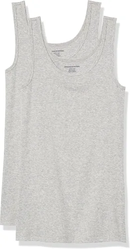 Vista 24 de Amazon Essentials - Camiseta sin mangas de corte entallado para mujer Aqua Blue/French Blue