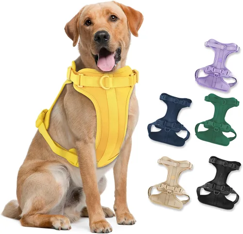 Vista 18 de Wisedog Arnés Ligero Sin Tirones para Perro: Arnés de Chaleco de Malla Transpirable Ajustable para Mascotas con Cojín Suave y Cómodo, para Perros