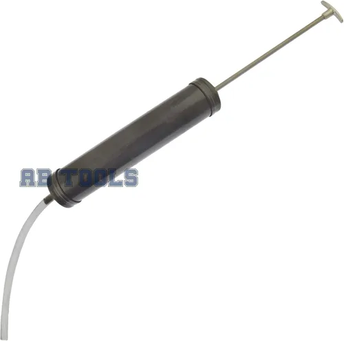 Vista 6 de AB Tools Pistola de bomba de jeringa de mano de transferencia de vacío de succión de fluido de aceite con estructura metálica