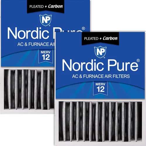 Vista 29 de Nordic Pure 16 x 20 x 5 (tamaño real: 15 7/8 x 19 5/8 x 4 3/8) Honeywell Filtros de aire de repuesto Merv 8 Plus Carbon 1 paquete