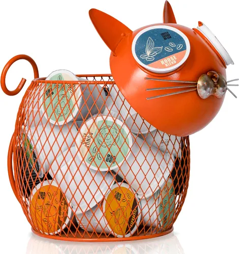 Vista 19 de Made Easy Kit Organizador de cestas de cápsulas de café, decoración útil, compatible con cápsulas Keurig K-Cup, decoración funcional de barra