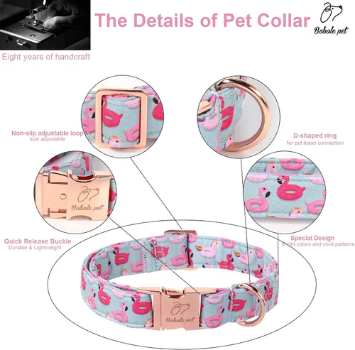 Vista 421 de Collar para perros del 4 de julio, collares patrióticos azules para cachorros y perros pequeños, ligero y ajustable 1776 collares para cachorros