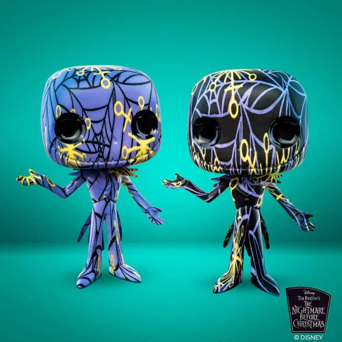 Vista 3 de Funko Disney: La pesadilla antes de Navidad - Serie de artistas de Jack Skellington con estuche