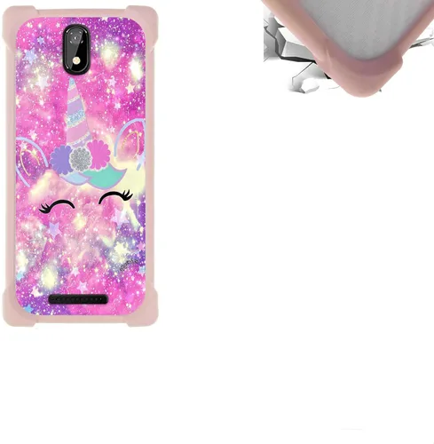 Vista 9 de jioeuinly Funda compatible con ZTE Blade X1 5G Phone Case PC Backplane + cubierta de silicona suave marco XSH