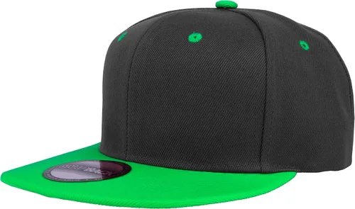 Vista 64 de Gorras Snapback Gelante para Hombres - Gorra de Béisbol con Visera Plana Ajustable - Liso en Blanco Ajustable Negro