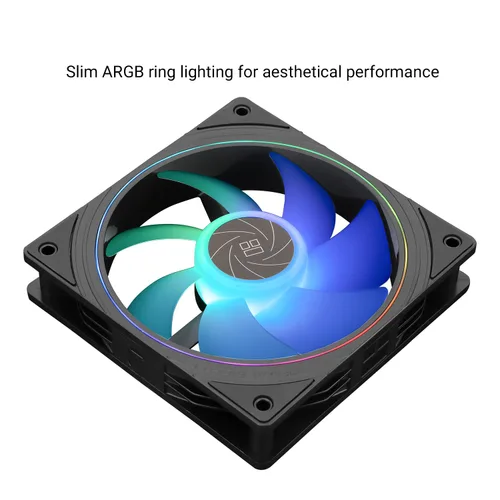 Vista 11 de Thermalright TL-S12-S X3 Ventilador de CPU de 120mm ARGB para Caja con Efecto de Iluminación ARGB, Ventilador de Computadora Silencioso PWM para PC