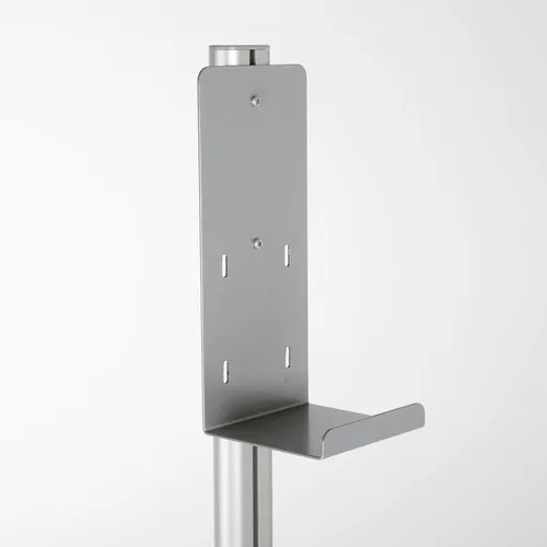 Vista 6 de M&T Displays Soporte universal de suelo para jabón líquido/loción o productos desinfectantes de manos, máscara facial médica, guante desechable