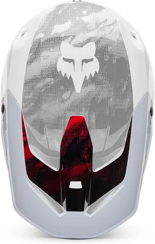 Vista 10 de Fox Racing V1 Casco de Motocross Dirt Bike con Visera, Negro, Pequeño/Mediano