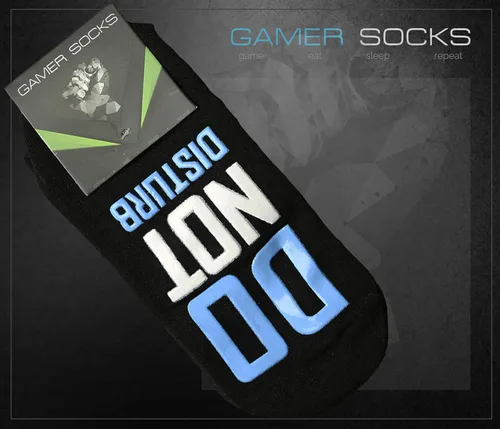 Vista 7 de Calcetines de juego Do not molestar Im Gaming Socks para hombres, niños y adolescentes, regalos para jugadores, calcetines divertidos y regalos