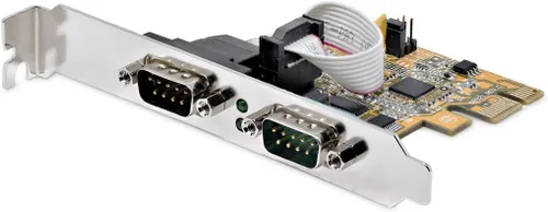 Vista 2 de StarTech Tarjeta de interfaz serie PCI Express de 2 puertos, TAA