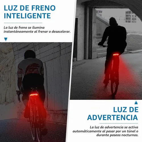Vista 4 de USUPERINK Ebike Turn Signals, Rechargeable Bike Tail Light with Remote