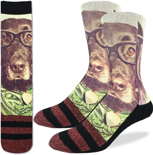 Vista 2 de Good Luck Sock Calcetines de perro para hombre, adulto