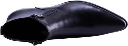 Vista 3 de Santimon Botas casuales con punta puntiaguda con cremallera de moda para hombre