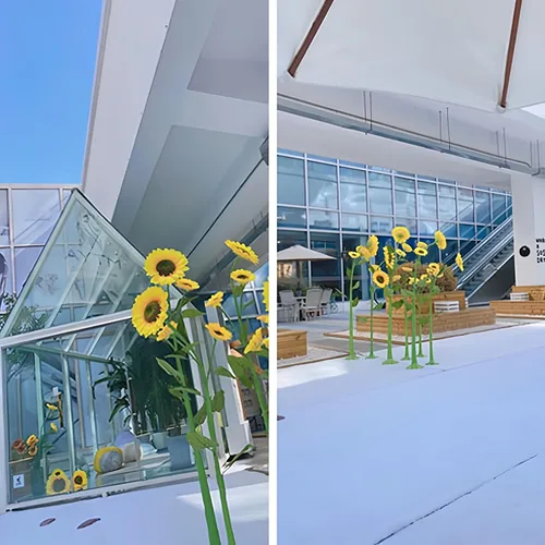 Vista 5 de Alfombra de césped artificial, para interiores y exteriores, realista y gruesa, autodrenante, alfombra de césped sintético para jardín y paisaje