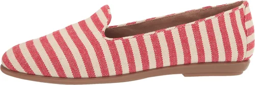Vista 13 de Aerosoles Mocasines planos de moda para mujer, Rojo con rayas