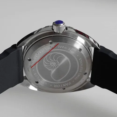 Vista 5 de Reloj de buceo - Relojes automáticos de 656.2 ft para hombre con correa de goma_Nautilus Diver Watches