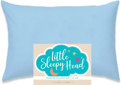 Vista 7 de Funda de almohada para jóvenes Little Sleepy Head - 100% funda de almohada de algodón y hipoalergénica - Funda de almohada envolvente de ajuste