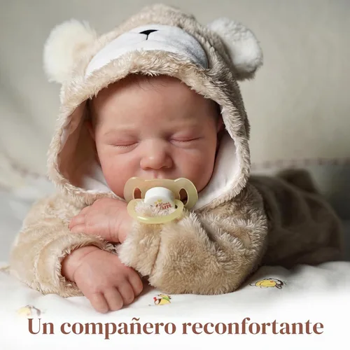 Vista 5 de BABESIDE Muñecas de bebé Reborn realistas de 17 pulgadas, niño de vinilo