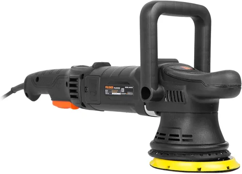 Vista 4 de WEN Pulidora de doble acción, grado profesional de 5 pulgadas, 8 amperios con interruptor de paleta, tiro de 0.591 in y pantalla LED (AA6158)