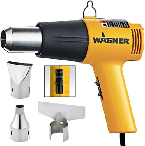 Vista 16 de Wagner Spraytech 0503063 FURNO 500 Pistola de calor de temperatura variable, 2 boquillas y 12 ajustes de temperatura que van de 150 °F a 1200 °F