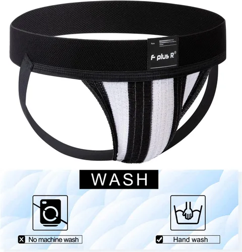 Vista 7 de F plus R Correa deportiva para hombre con cintura de 2 pulgadas
