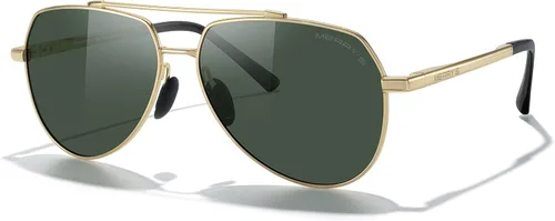 Vista 2 de MERRYS Lentes de sol clásicos Pilot para hombres y mujeres lentes de sol polarizados para conducción con lentes espejados protección UV 400 2283in
