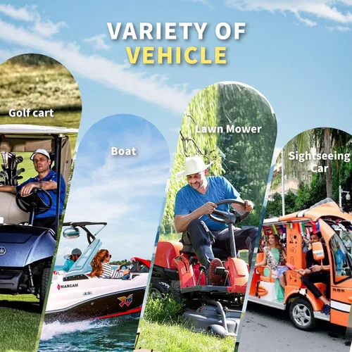 Vista 6 de LOSSIGY Batería de litio de 36V para carrito de golf con cargador y monitor de 25A, kit de conversión de 36 voltios para carrito de golf, perfecto