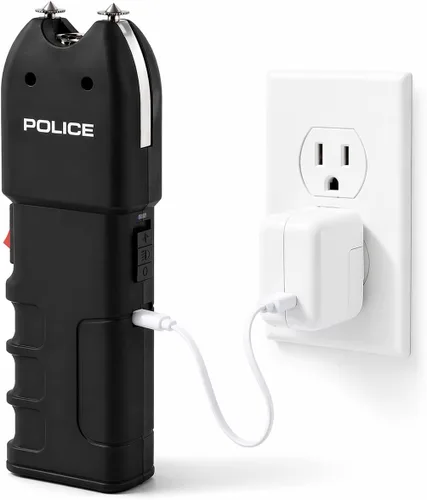 Vista 7 de Police 928, Extreme Voltage, pistola paralizante resistente, recargable, con linterna LED y función contra secuestros