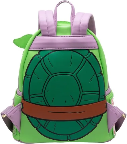 Vista 2 de Loungefly Nickelodeon TMNT Donatello Cosplay - Mochila para mujer, Varios colores, Tmntbk0006