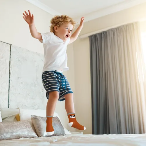 Vista 6 de ONESING 12 pares de calcetines para recién nacidos, calcetines unisex para bebés, niñas y niños pequeños, calcetines de 0-12 y 12-24 meses