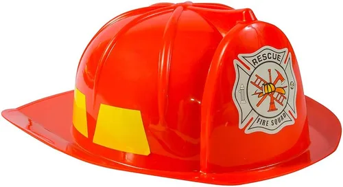 Vista 4 de Funny Party Hats - Sombreros de disfraz para niños: Sombrero de policías y bomberos para juegos de rol con luces, talla única