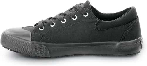 Vista 4 de SR Max Ventura - Zapato de trabajo MaxTrax antideslizante para mujer, estilo skate, Negro