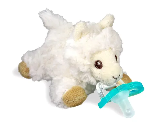 Vista 21 de RaZbaby Bear RaZbuddy - Portachupetes de Peluche para Recién Nacidos en Adelante, Hecho en EE.UU., Chupete Ortodóntico Desmontable JollyPop