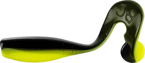 Vista 12 de Bobby Garland Stroll'R Señuelo de Pesca de Plástico Suave para Crappie, 2.5 Pulgadas, Paquete de 12 Negro Chartreuse Plata