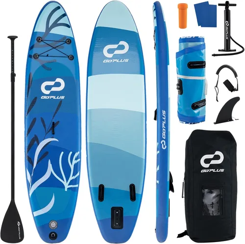 Vista 12 de Goplus Inflatable Stand Up Paddle Board w/SUP Paddleboard Accessories