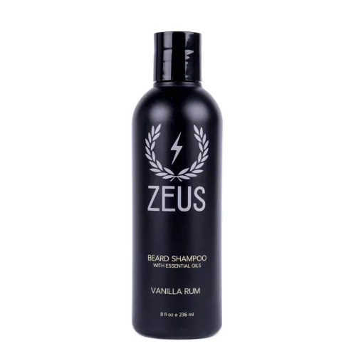 Vista 8 de ZEUS Champú para barba para hombres con manzanilla, té verde y aceites esenciales, hidratación de limpieza profunda para un vello facial más suave