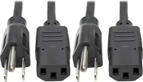 Vista 9 de Tripp, cable de alimentación estándar para computadora 10A, 18AWG .1 Negro