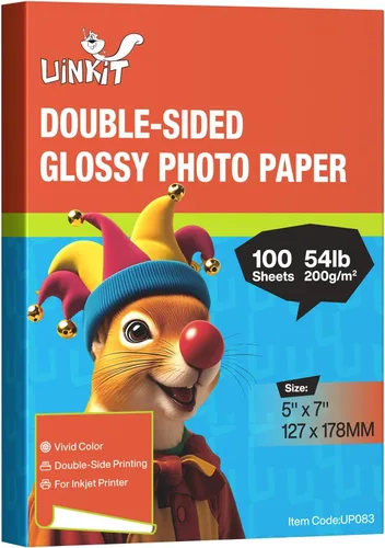 Vista 9 de Uinkit Papel fotográfico brillante de doble cara 4x6 54lb para tinta de color 200Gsm Paquete de valor a granel para imprimir imágenes 4x6 9.5Mil