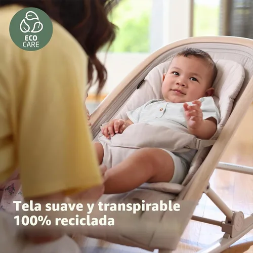 Vista 2 de Maxi-Cosi Kori - Asiento mecedor de bebé 2 en 1 para bebés, silla mecedora para bebé, silla gorila portátil, grafito clásico