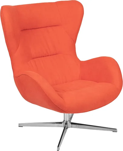 Vista 12 de Flash Furniture Egg Series Grey LeatherSoft Silla de recepción lateral Gris Leathersoft