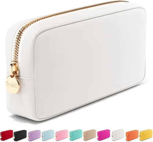 Vista 46 de Bolsa de Maquillaje de Viaje Embla Bolsa de Artículos de Aseo de Viaje, Negro, Mini, Mini