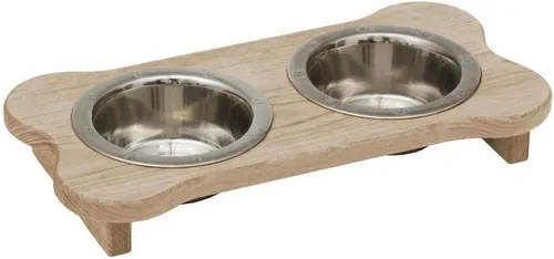 Vista 61 de Poly Lumber - Comedero doble de hueso mediano de 2 cuartos de galón, color negro