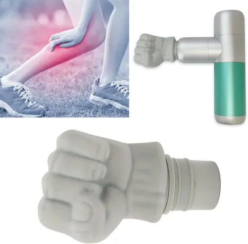 Vista 6 de Brrnoo Reemplazo de la cabeza de la pistola del masaje muscular, masajeador de la percusión del tejido de la pistola del masaje del Massager
