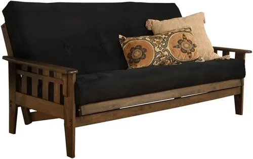 Vista 10 de Kodiak Furniture Tucson Futón Queen de 87 pulgadas con colchón de tela, cama Queen convertida, fácil montaje, con capacidad para hasta 3 personas